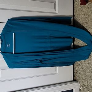 A.n.a long sleeve,large, teal rayon jacket